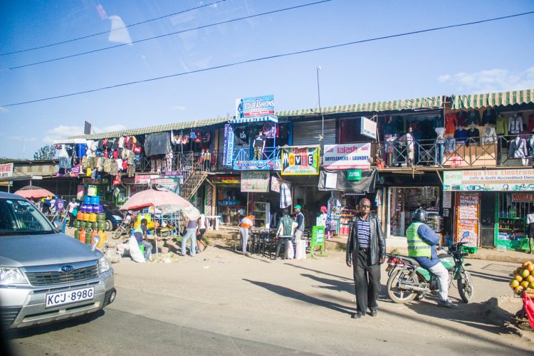 Images representing city life in Kenya. Traveling to Roysambu from Juja Farm This photo represents areas outside of Nairobi City, in such areas as Roysambu. Image taken in Dec. 2017 by Kennesha.