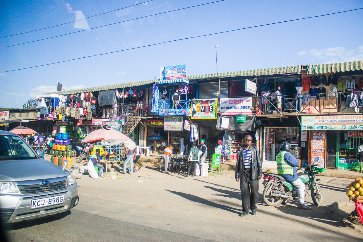 3 August 2018: To Market, To Market Images representing city life in Kenya. Traveling to Roysambu from Juja Farm This photo represents areas outside of Nairobi City, in such areas as Roysambu. Image taken in Dec. 2017 by Kennesha.