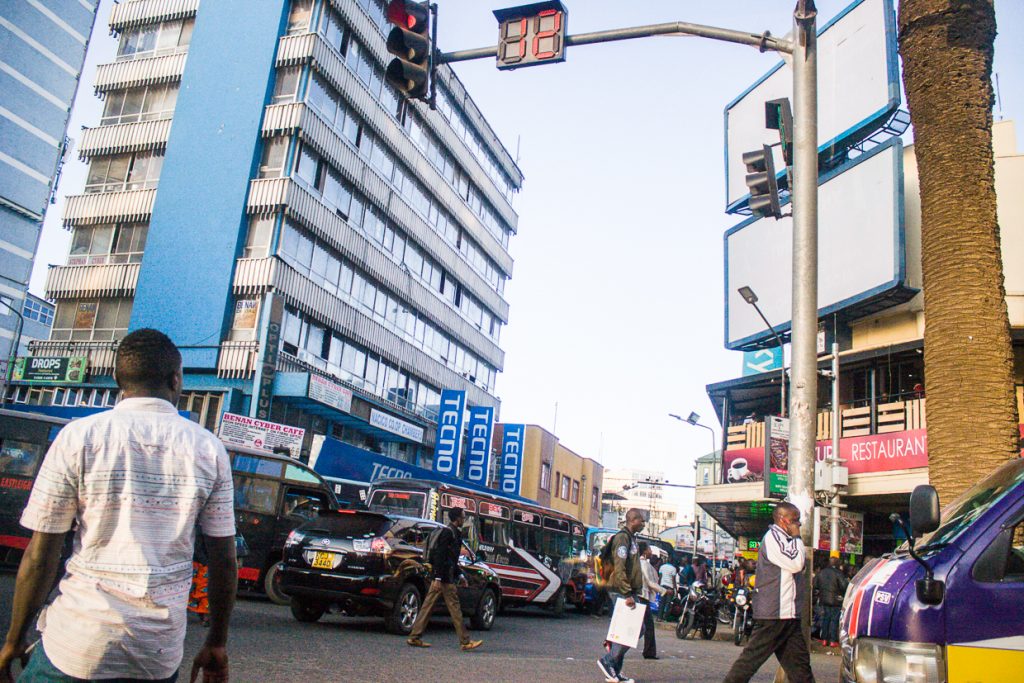 Images representing city life in Kenya. Traveling to Roysambu from Juja Farm This photo represents areas outside of Nairobi City, in such areas as Roysambu. Image taken in Dec. 2017 by Kennesha.