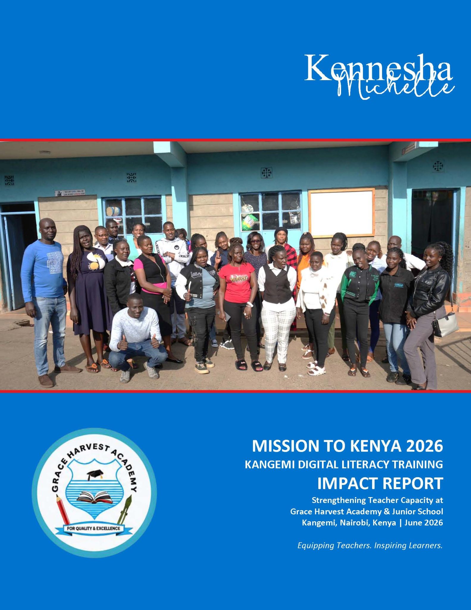 Impact Report cover page for Kangemi location